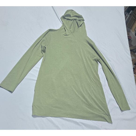 Duluth Trading Hoodie Pullover Mens Medium Wool Blend Lightweight Outdoor Pocket - Picture 1 of 8